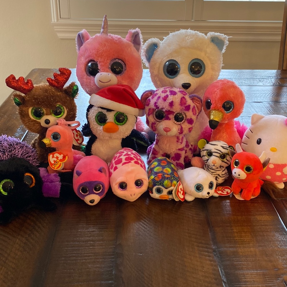 Ty plush- Beanie boos and baby boos bundle